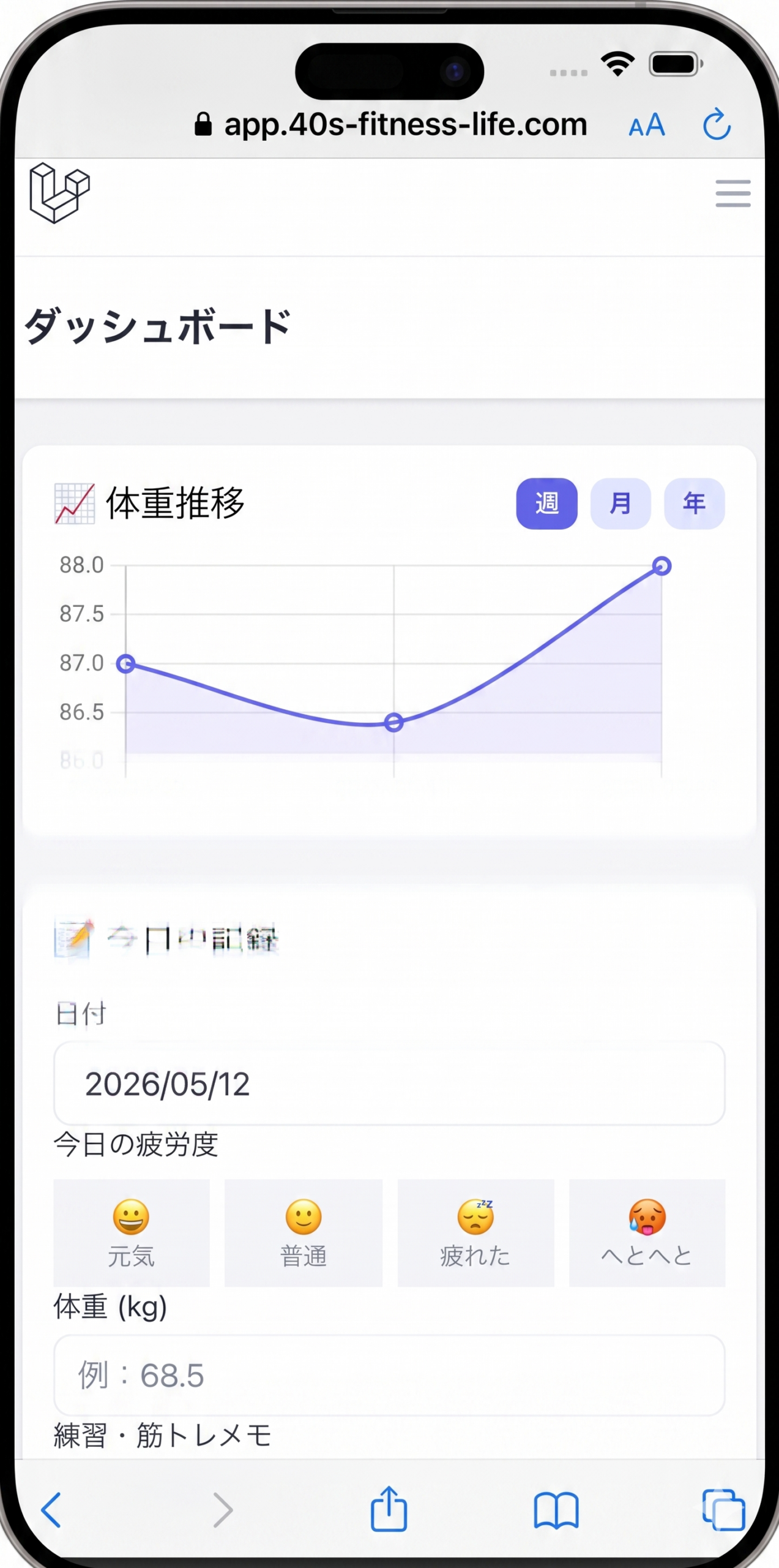 iPhoneのホーム画面追加手順